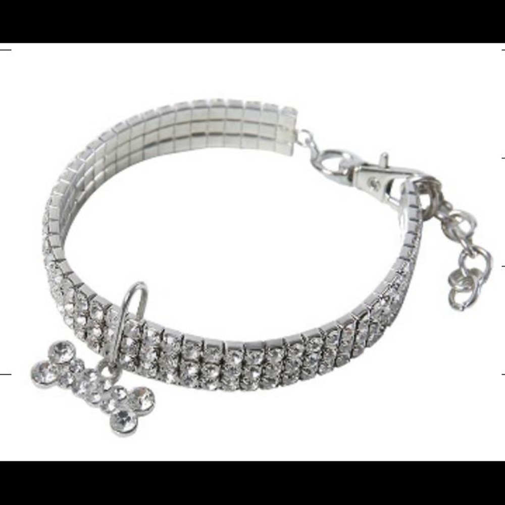 Rhinestone Pet Collar